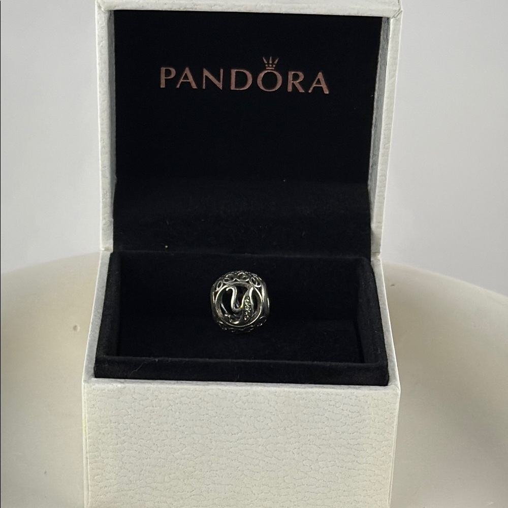 Pandora Silver Charm Letter Y